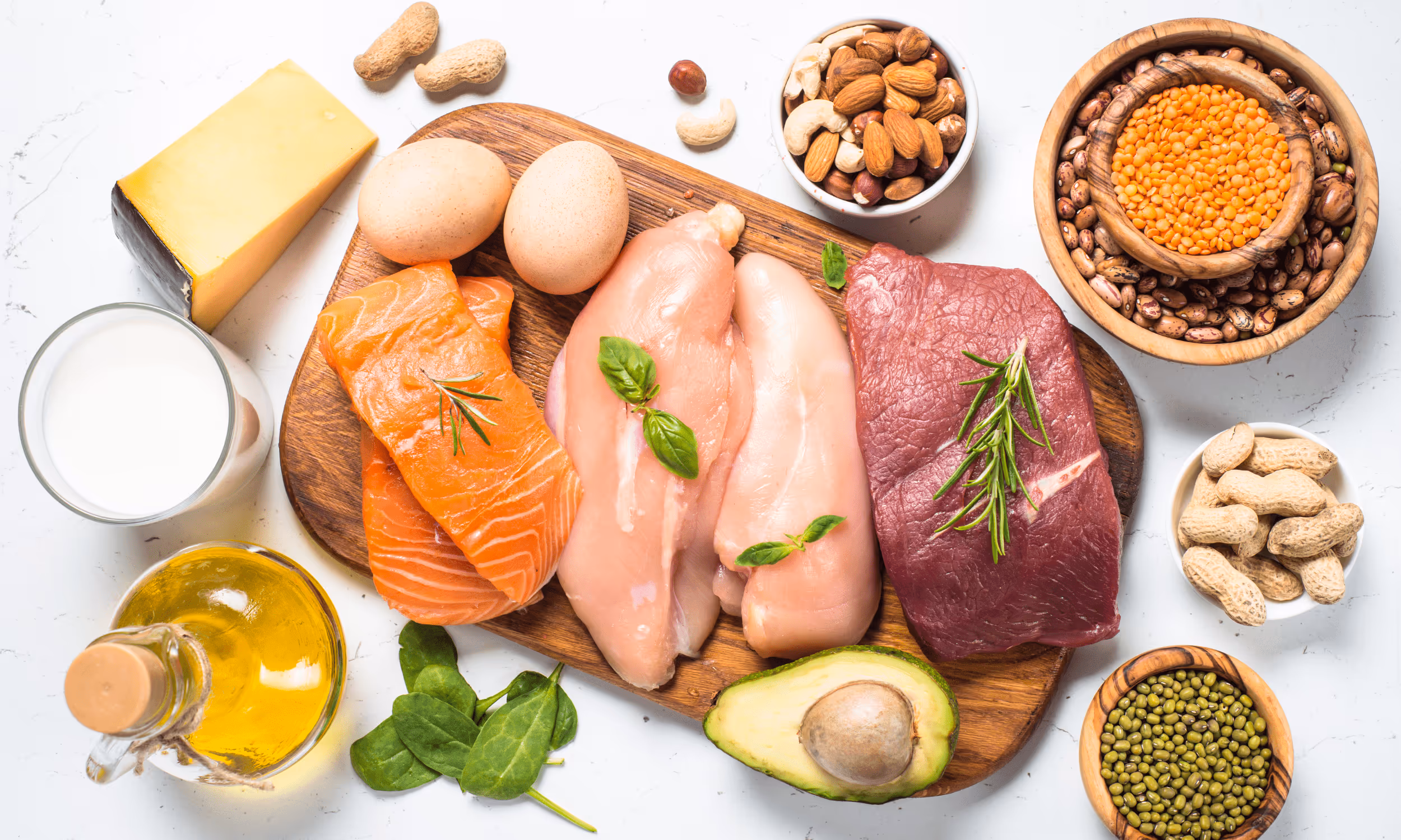 Eiweiß-Diät » Alle Infos zum Ablauf + Ernährungsplan! ✓